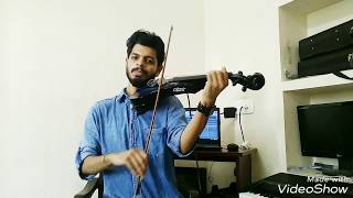 Video thumbnail of "Munbe Vaa En Anbe Vaa | Violin Cover | Sajith Palamanna"