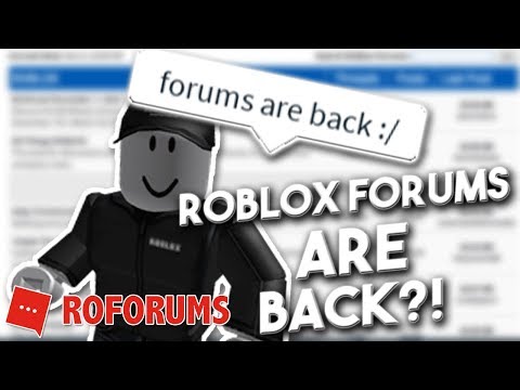 the roblox forums are back rbx forum