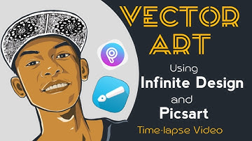 || VECTOR ART || Using Infinite Design and Picsart || Time-lapse 2020 || Bagong Idea Na Naman ||