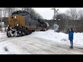 TRAIN TRACKERS - #16 CSX & AMTRAK TRAINS