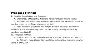 How to Train Data-Efficient LLMs