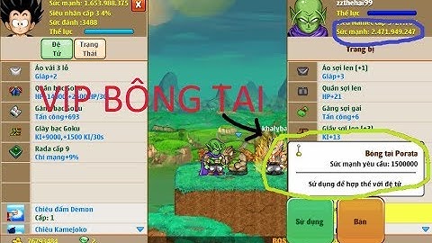 Cho Nick Ngọc Rồng 2 Tỉ SM Có Bông Tai Mới Nhất !! - NhatNo.1