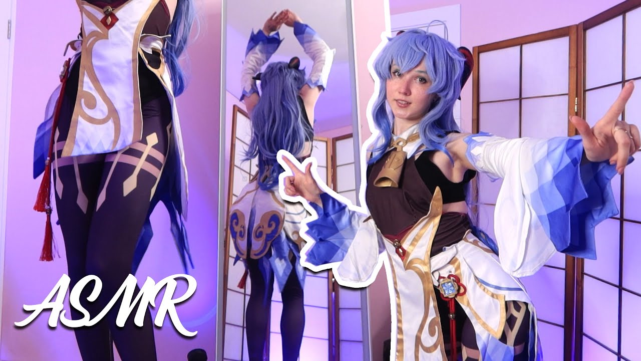 ASMR Ganyu is dancing for your relax 👠 Look at me