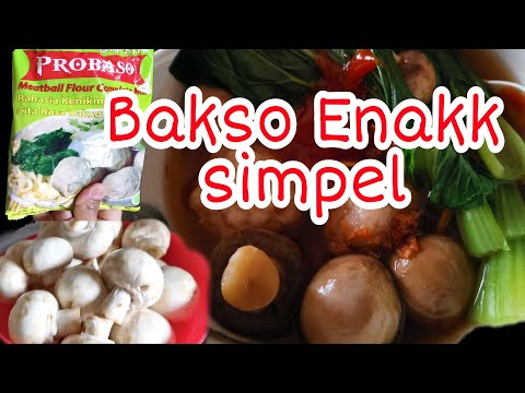 Cara Membuat Bakso Dengan Tepung Probaso
