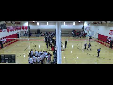 Kingsway High School vs Delaware Military Academy High School Mens Varsity Volleyball