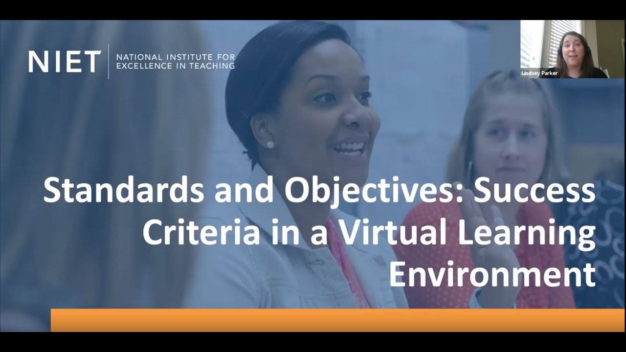 Building Success Criteria in a Virtual Learning Environment