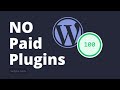 🚀 Get 100/100 Page Speed Score Using ONLY FREE WordPress Plugins! (Beginner Guide)