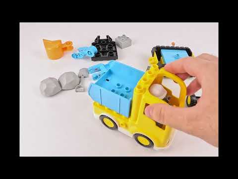 LEGO Duplo 10931 - Construction site full build | Snap and Stack Studios