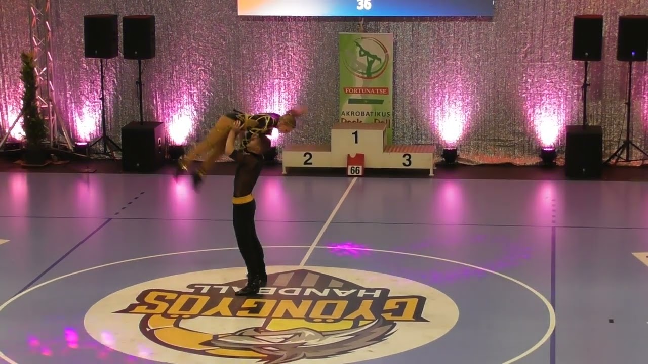 Polyánki Benedek (RÓK And Roll SE) - Fórián Kata (Rockin' Board TSE) akrobatika
