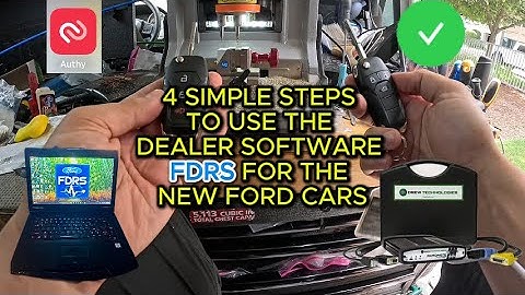 How to Program Ford Keys in 4 Steps Using FDRS | The Locksmith Club
