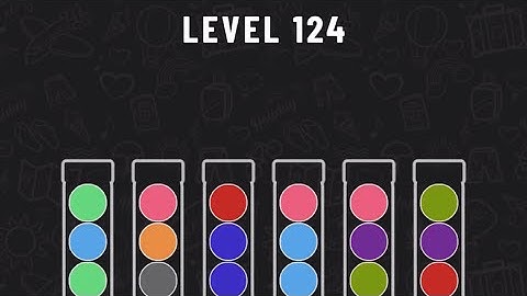 Ball Sort Puzzle Level 124 #ballsortpuzzle #ballsortpuzzlegameplay #puzzlegame #mobilegames