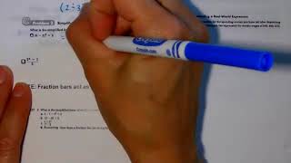 Algebra: 1-2 NOtes Order of Operations and Evaluating Expressions