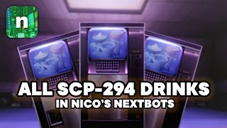 ALL SCP-294 DRINKS | Nico's Nextbots