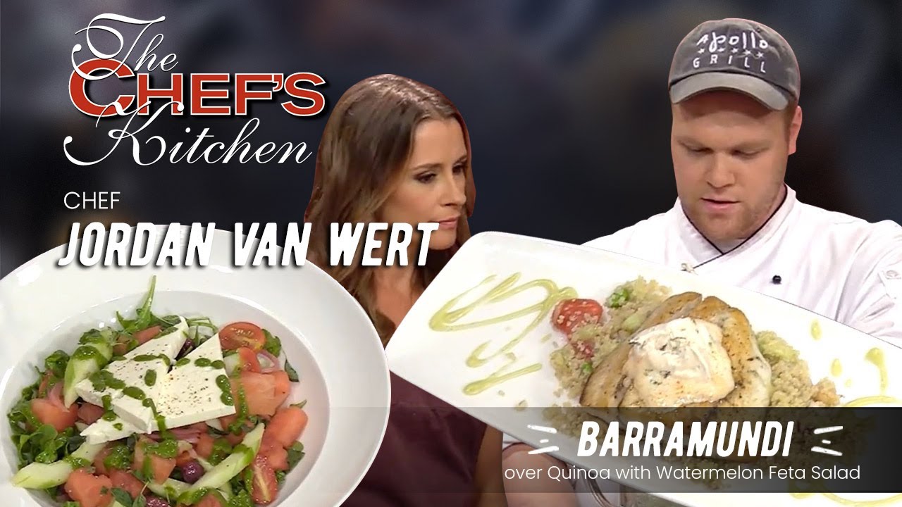 Barramundi over Quinoa with Watermelon Feta Salad | Chef Jordan VanWert