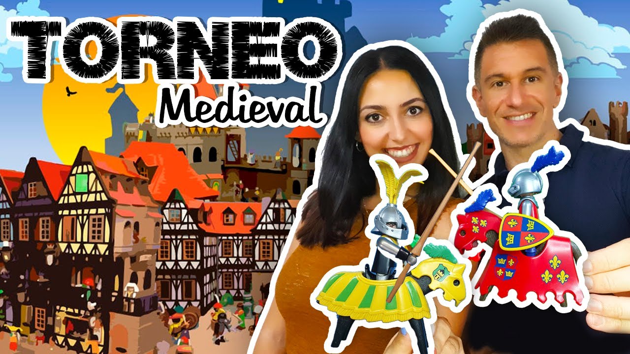 ⚔️JUSTAS MEDIEVALES⚔️ TORNEO de PLAYMOBIL【CARYPE】montando un DIORAMA 🤩