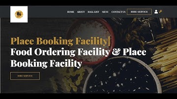 Online Catering & Place Booking System | Final Year University Project | Asp.Net Web Form With MSSQL