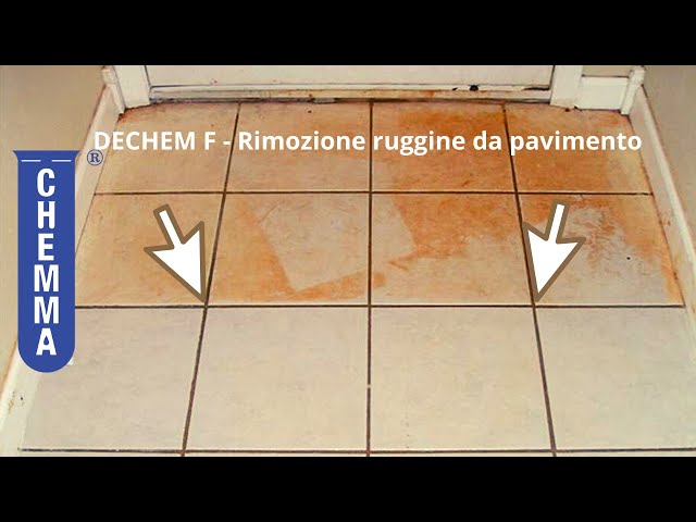 CHEMMA - DECHEM F - Rimozione ruggine da pavimento