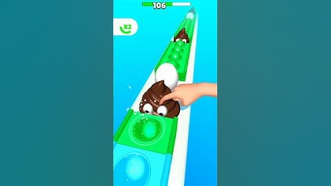 pop run 3D gameplay 💩 || Mobile game 146#shortvideo #mobilegaming #poprungame #poprun3dlive