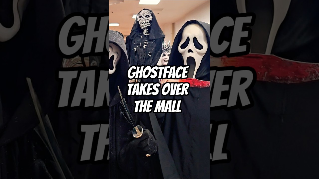 Scream if you dare... Ghostface is here! #halloween #halloweenshorts #ghostface