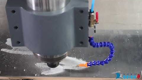 mist coolant system on 1325 cnc router for soft metal