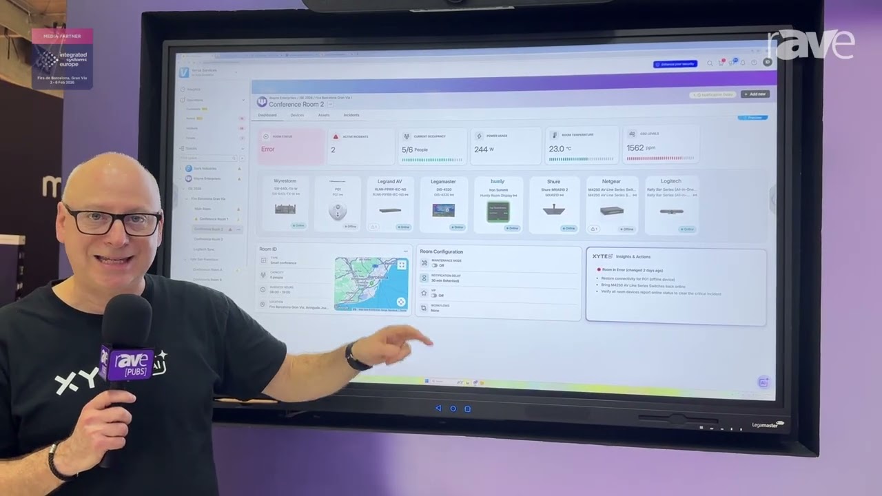 ISE 2026: Xyte Introduces Connect+ Updates With New Rooms View