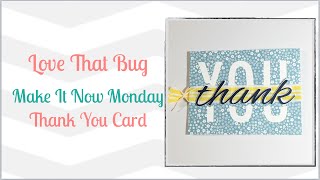 Cricut Explore |MIN| Thank You Card