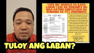 Tape Nanalo Sa Labor Case Former Employees Na Nasa Tvj Na Planong Mag Apela