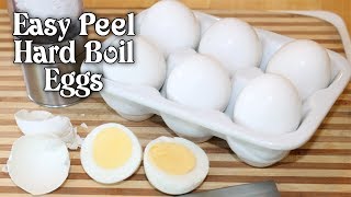 Easy Peel Hard Boiled Eggs ~ Happy National Egg Day!