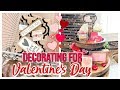 DECORATING FOR VALENTINE'S DAY 2019 | DAY IN THE LIFE OF A STAY AT HOME MOM VLOG