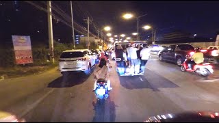 Motorbike Taxi From Jomtien To South Pattaya Vr Video 360, 4K