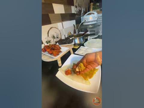 Chicken curry with dosa idli and chicken fry vera level #shorts # ...