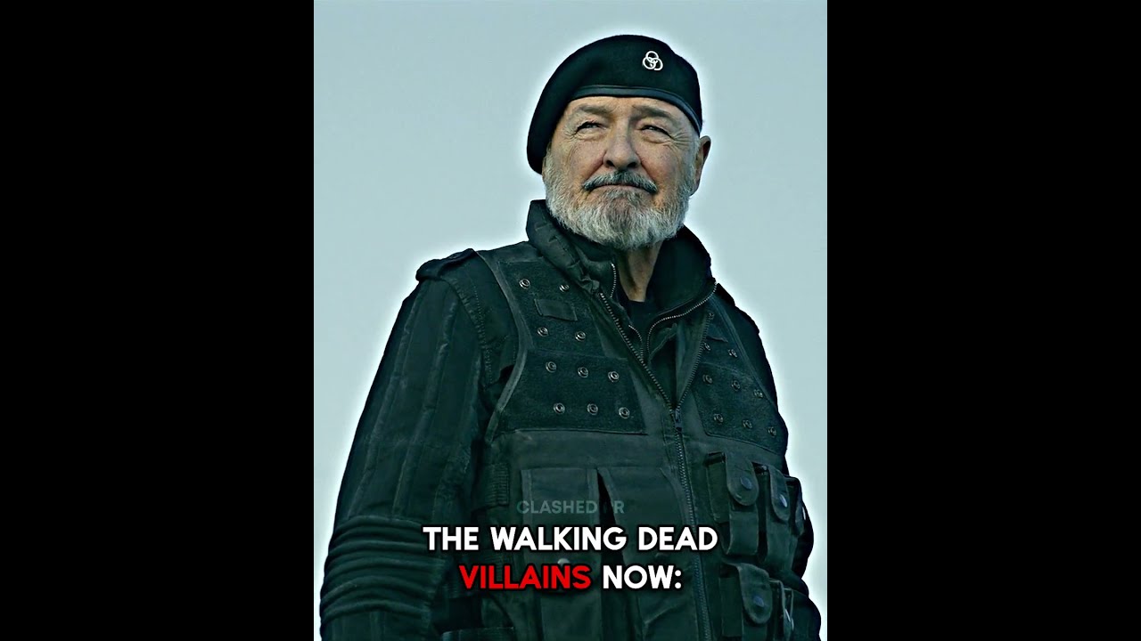The Walking Dead S Villains Now Vs Then Shorts