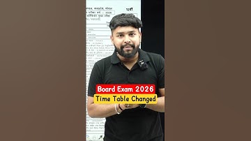 MP Board 2026 Exam ke Time Table Me Bada Change 😱| #shorts #mpboardwallah #pw