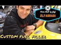 Fitting the custom fuel filler  ferrari engined alfa 105 alfarrari build part 160