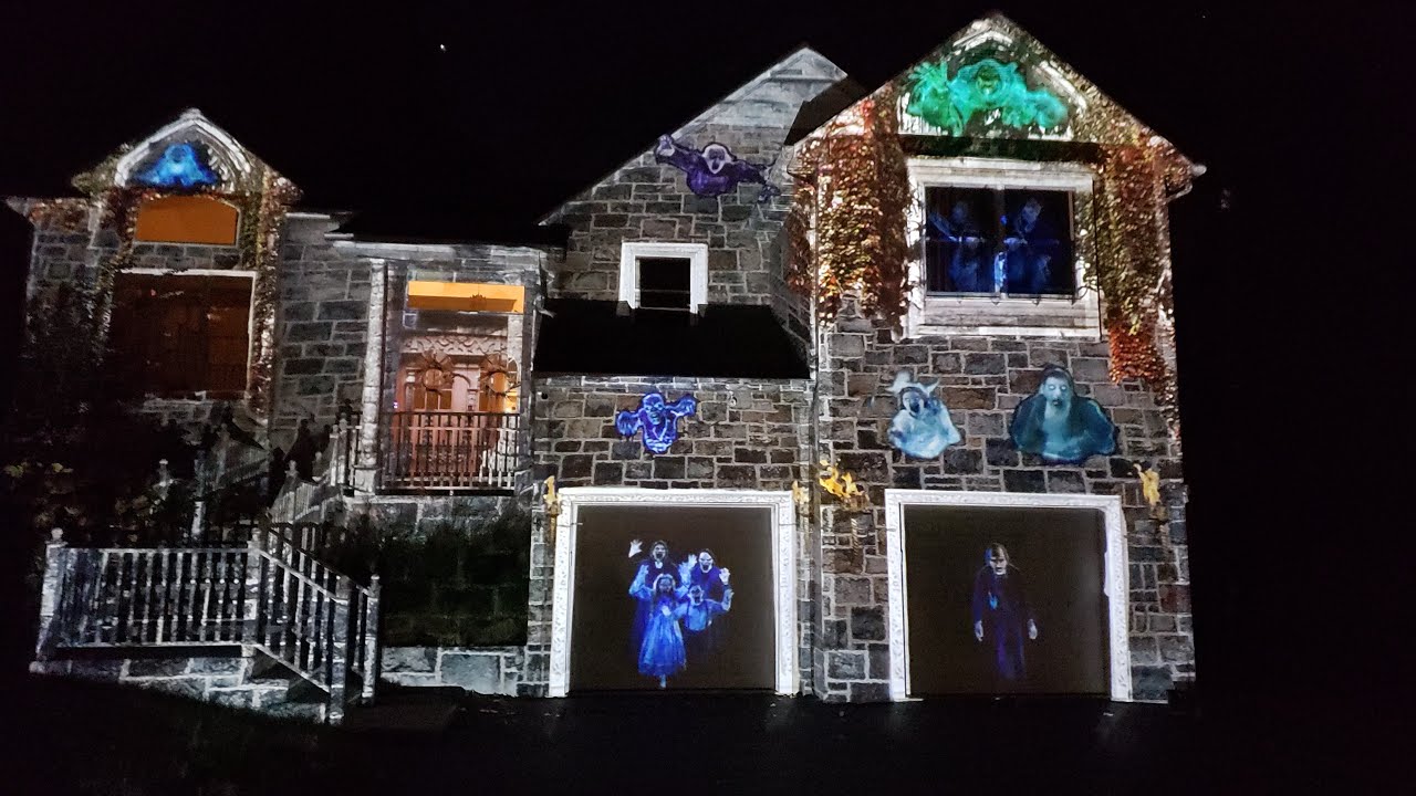 2021 Halloween Projection Map House AtmosFX AtmosFear Optomausa 