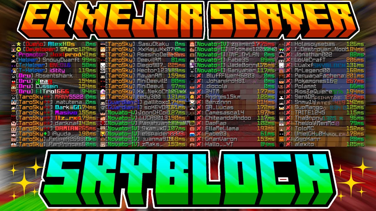 Literalmente el mejor servidor de Skyblock que hay en 2024... - YouTube