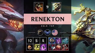 Renekton Top vs Master Yi - NA Diamond Patch 25.21