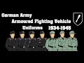 Uniformes des vhicules blinds de combat de larme allemande 19341945