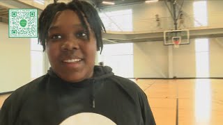 Aerion, 13, waits for a Big Brothers Big Sisters 'Big' to 'play basketball, football, any type of sp
