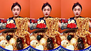 ASMR MUKBANG Eating Spicy Noodles Soup, Challenge Show🍜 | KBL FOOD