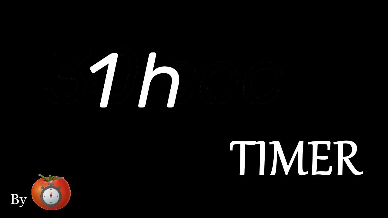 1 hour TIMER (in silence) || workout, study, work - YouTube
