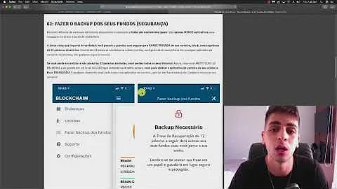 Como recuperar carteira Bitcoin Blockchain?