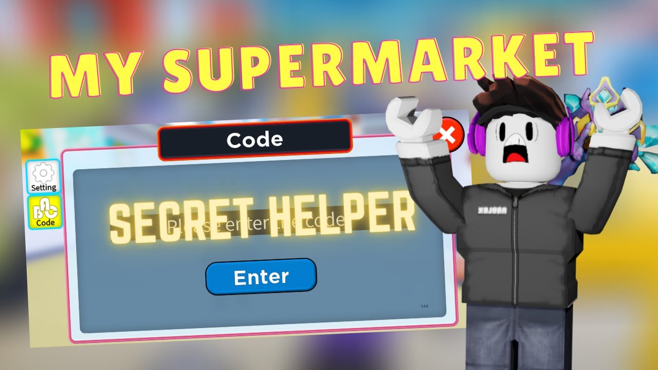 SECRET HELPER?! - My Supermarket SECRET CODES - YouTube