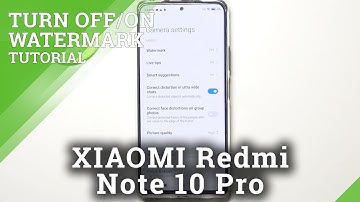 How to Turn On / Off Watermark on XIAOMI Redmi Note 10 Pro - Add & Remove Watermark