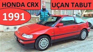 #Honda #CRX (1991) 1.6 İncelemesi//Uçan Tabut//Saf Sürüş Makinesi