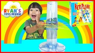 Family Fun Game for Kids KerPlunk Egg Surprise Toy Marvel Avengers Ryan ToysReview