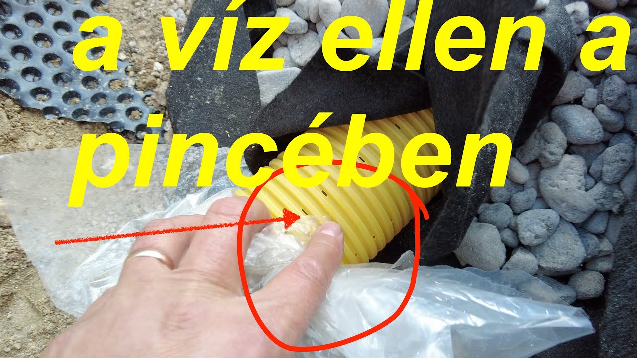 Beázik a pince?  Drénezzünk! A száraz pince nem csak a szerencsén múlik!