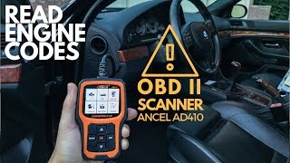 Resetting Check Engine Light: E39 M5 | ANCEL AD410