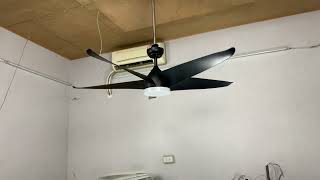 60 inch 5 ABS blades 24W LED #ceiling_fan #ceilingfan #dcmotor #lighting #lightingdesign #lightroom