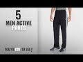 Puma Active Pants [ Winter 2018 ]: PUMA Men's Contrast Pant, Black/White, Medium